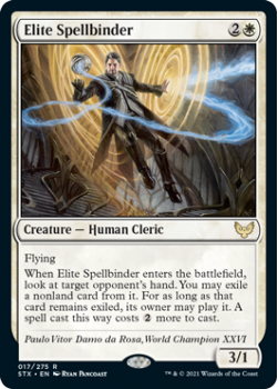 Elite Spellbinder (FOIL) - STRIXHAVEN: SCHOOL OF MAGES - 017/275 - Magic the Gathering Single Card