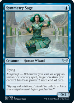 Symmetry Sage - STRIXHAVEN: SCHOOL OF MAGES - 056/275 - Magic the Gathering Single Card