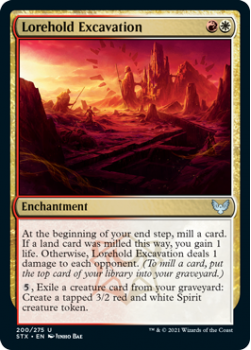 Lorehold Excavation - STRIXHAVEN: SCHOOL OF MAGES - 200/275 - Magic the Gathering Single Card