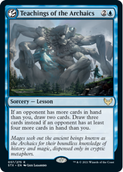 Teachings of the Archaics (FOIL) - STRIXHAVEN: SCHOOL OF MAGES - 057/275 - Magic the Gathering Single Card