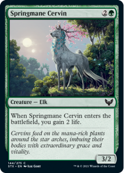 Springmane Cervin - STRIXHAVEN: SCHOOL OF MAGES - 144/275 - Magic the Gathering Single Card