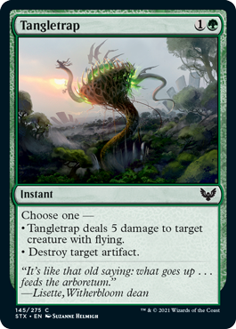 Tangletrap Strixhaven School Of Mages 145 275 Magic The Gathering Single Card Tangletrap Strixhaven School Of Mages 145 275 Magic The Gathering Single Card
