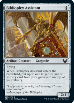 Biblioplex Assistant - STRIXHAVEN: SCHOOL OF MAGES - 251/275 - Magic the Gathering Single Card