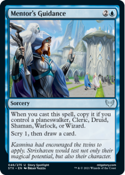 Mentor's Guidance - STRIXHAVEN: SCHOOL OF MAGES - 046/275 - Magic the Gathering Single Card