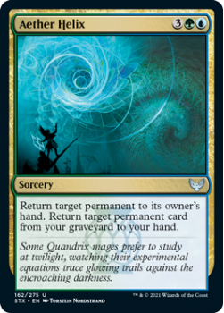 Aether Helix - STRIXHAVEN: SCHOOL OF MAGES - 162/275 - Magic the Gathering Single Card
