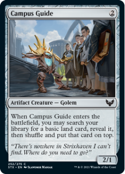 Campus Guide - STRIXHAVEN: SCHOOL OF MAGES - 252/275 - Magic the Gathering Single Card