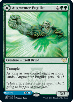 Augmenter Pugilist // Echoing Equation (FOIL) - STRIXHAVEN: SCHOOL OF MAGES - 147/275 - Magic the Gathering Single Card