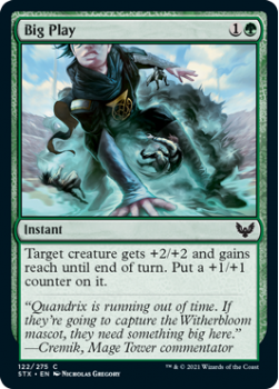 Big Play - STRIXHAVEN: SCHOOL OF MAGES - 122/275 - Magic the Gathering Single Card