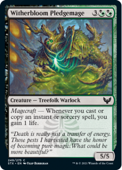 Witherbloom Pledgemage - STRIXHAVEN: SCHOOL OF MAGES - 249/275 - Magic the Gathering Single Card