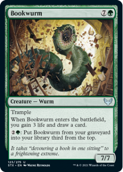 Bookwurm - STRIXHAVEN: SCHOOL OF MAGES - 123/275 - Magic the Gathering Single Card