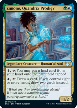 Zimone, Quandrix Prodigy - STRIXHAVEN: SCHOOL OF MAGES - 250/275 - Magic the Gathering Single Card