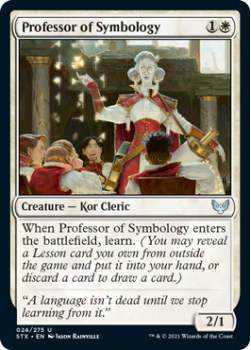 Professor of Symbology - STRIXHAVEN: SCHOOL OF MAGES - 024/275 - Magic the Gathering Single Card