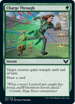 Charge Through - STRIXHAVEN: SCHOOL OF MAGES - 124/275 - Magic the Gathering Single Card