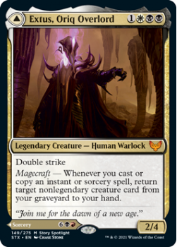 Extus, Oriq Overlord // Awaken the Blood Avatar (FOIL) - STRIXHAVEN: SCHOOL OF MAGES - 149/275 - Magic the Gathering Single Card