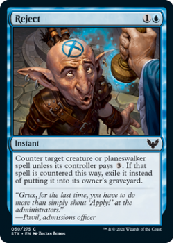 Reject - STRIXHAVEN: SCHOOL OF MAGES - 050/275 - Magic the Gathering Single Card