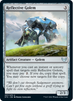 Reflective Golem - STRIXHAVEN: SCHOOL OF MAGES - 257/275 - Magic the Gathering Single Card