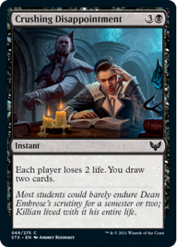 Crushing Disappointment - STRIXHAVEN: SCHOOL OF MAGES - 068/275 - Magic the Gathering Single Card