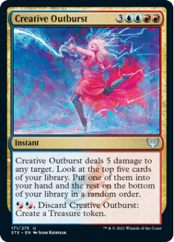 Creative Outburst - STRIXHAVEN: SCHOOL OF MAGES - 171/275 - Magic the Gathering Single Card