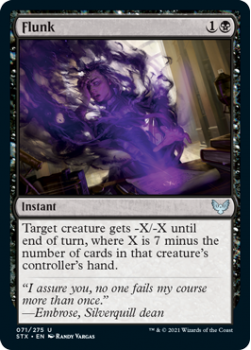 Flunk - STRIXHAVEN: SCHOOL OF MAGES - 071/275 - Magic the Gathering Single Card