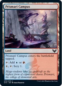 Prismari Campus (FOIL) - STRIXHAVEN: SCHOOL OF MAGES - 270/275 - Magic the Gathering Single Card
