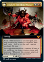 Extus, Oriq Overlord // Awaken the Blood Avatar (BORDERLESS) (FOIL) - STRIXHAVEN: SCHOOL OF MAGES - 323 - Magic the Gathering Single Card - Image 2