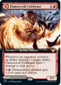 Flamescroll Celebrant // Reval in Silence (BORDERLESS) - STRIXHAVEN: SCHOOL OF MAGES - 324 - Magic the Gathering Single Card