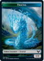 Rowan, Scholar Of Sparks Emblem // Fractal Token (FOIL) - STRIXHAVEN: SCHOOL OF MAGES - Double Sided Token - Magic the Gathering Single Card - Image 2