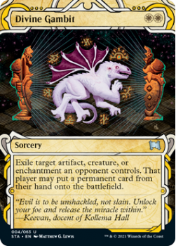 Divine Gambit - STRIXHAVEN MYSTICAL ARCHIVE - 004 - Magic the Gathering Single Card