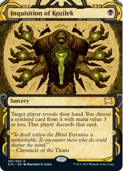 Inquisition of Kozilek (FOIL) - STRIXHAVEN MYSTICAL ARCHIVE - 031 - Magic the Gathering Single Card