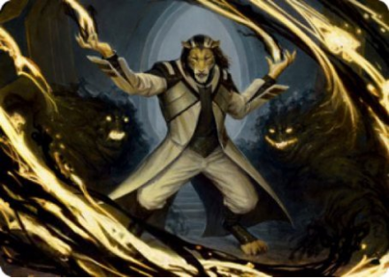 Leonin Lightscribe Art Card - STRIXHAVEN ART SERIES - 003/081 - Magic the Gathering Single Card