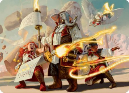 Lorehold Command Art Card - STRIXHAVEN ART SERIES - 031/081 - Magic the Gathering Single Card