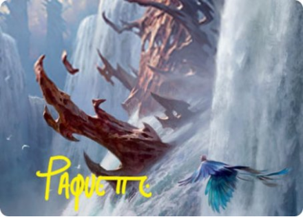 Island Art Card (Gold Signature) - STRIXHAVEN ART SERIES - 049/081 - Magic the Gathering Single Card