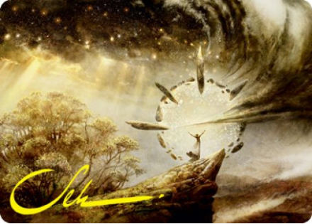 Harness Infinity Art Card (Gold Signature) - STRIXHAVEN ART SERIES - 027/081 - Magic the Gathering Single Card