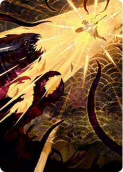 Defiant Strike Art Card - STRIXHAVEN ART SERIES - 062/081 - Magic the Gathering Single Card