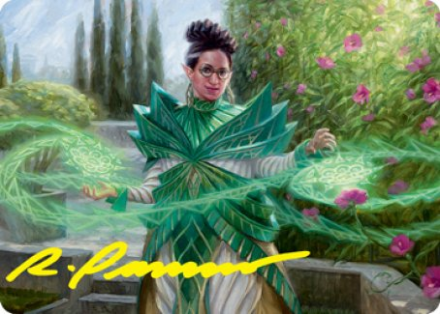 Kianne, Dean of Substance Art Card (Gold Signature) - STRIXHAVEN ART SERIES - 051/081 - Magic the Gathering Single Card