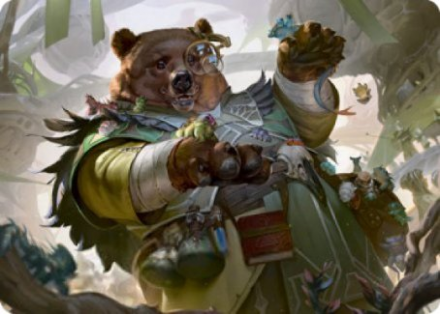Professor of Zoomancy Art Card - STRIXHAVEN ART SERIES - 018/081 - Magic the Gathering Single Card
