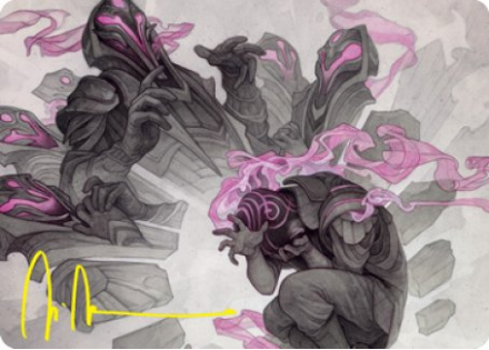 Rise of Extus Art Card (Gold Signature) - STRIXHAVEN ART SERIES - 037/081 - Magic the Gathering Single Card