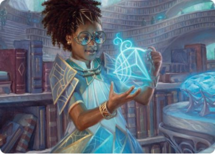 Zimone, Quandrix Prodigy Art Card - STRIXHAVEN ART SERIES - 046/081 - Magic the Gathering Single Card