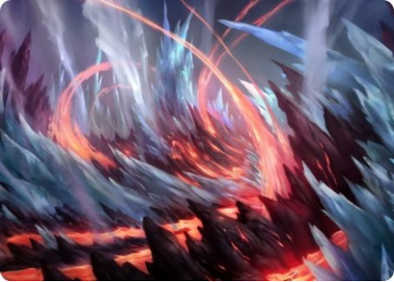 Frostboil Snarl Art Card - STRIXHAVEN ART SERIES - 047/081 - Magic the Gathering Single Card