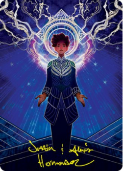 Brainstorm Art Card (Gold Signature) - STRIXHAVEN ART SERIES - 065/081 - Magic the Gathering Single Card
