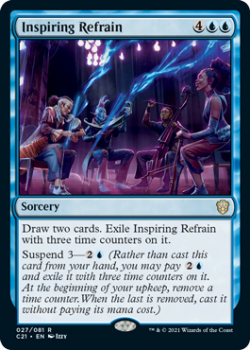 Inspiring Refrain : COMMANDER 2021 - 027/081 - Magic the Gathering Single Card