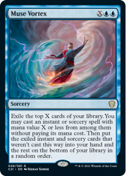 Muse Vortex : COMMANDER 2021 - 028/081 - Magic the Gathering Single Card