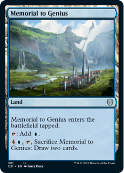 Memorial to Genius : COMMANDER 2021 - 301 - Magic the Gathering Single Card