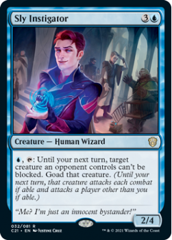 Sly Instigator : COMMANDER 2021 - 032/081 - Magic the Gathering Single Card