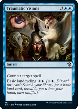 Traumatic Visions : COMMANDER 2021 - 132 - Magic the Gathering Single Card