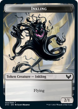 Inkling Token // Treasure Token : COMMANDER 2021 - Magic the Gathering Single Card