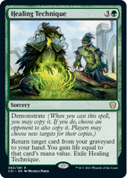 Healing Technique : COMMANDER 2021 - 063/081 - Magic the Gathering Single Card