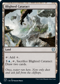 Blighted Cataract : COMMANDER 2021 - 279 - Magic the Gathering Single Card