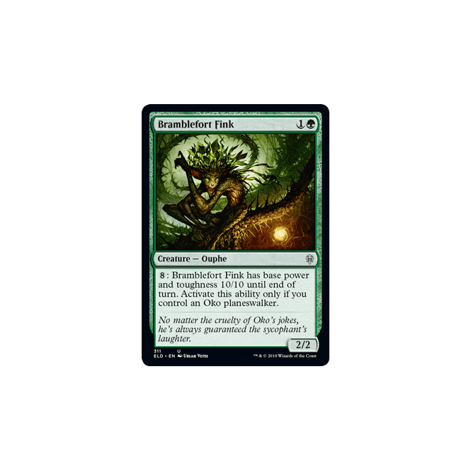 Bramblefort Fink (Planeswalker Deck) : THRONE OF ELDRAINE 311/269 - Magic the Gathering Single Card Bramblefort Fink (Planeswalker Deck) : THRONE OF ELDRAINE 311/269 - Magic the Gathering Single Card