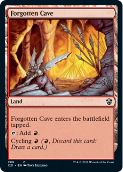 Forgotten Cave : COMMANDER 2021 - 289 - Magic the Gathering Single Card